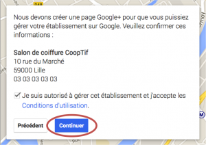 Création G+